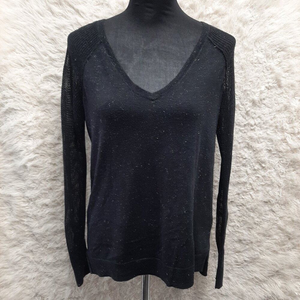 Rock&Republic Women's Black Long sleeves Bobycon Stretch Top Size S